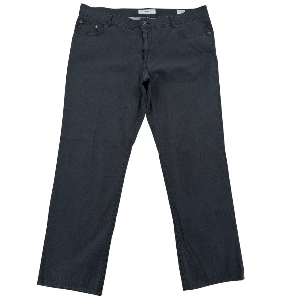 Brax Feel Good Cooper Fancy Regular Fit Gray Jeans Lightweight Preppy Men 40x34
